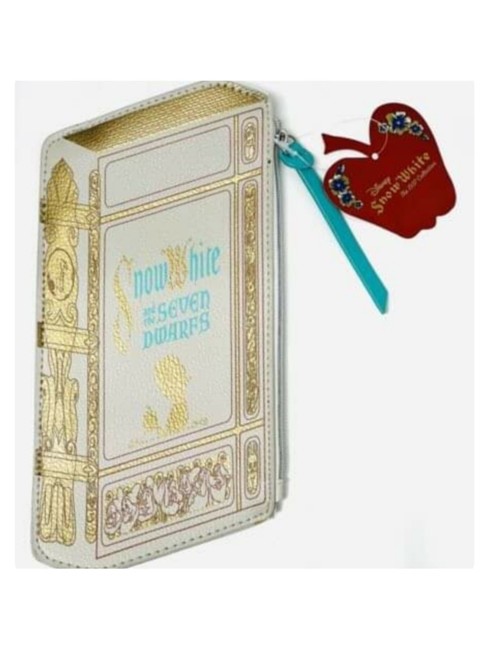 Snow White & The Seven Dwarfs White and Gold Card Holder